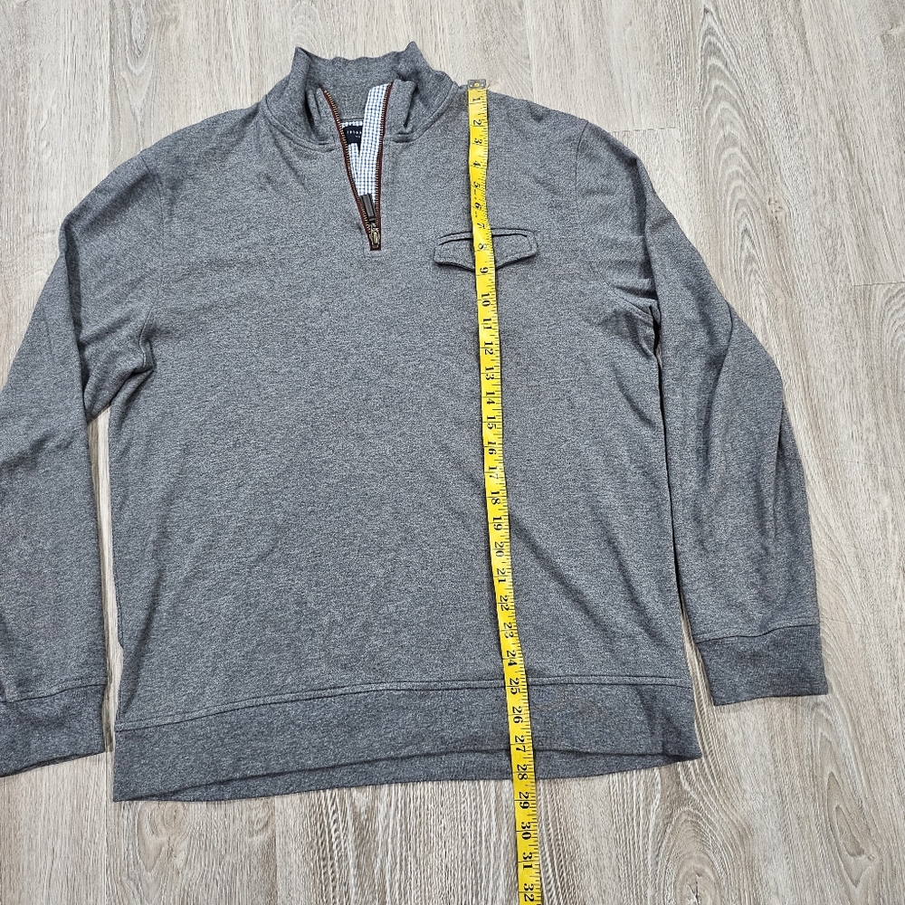 Thomas Parker Gray Quarter-Zip Sweater - Picture 7 of 7